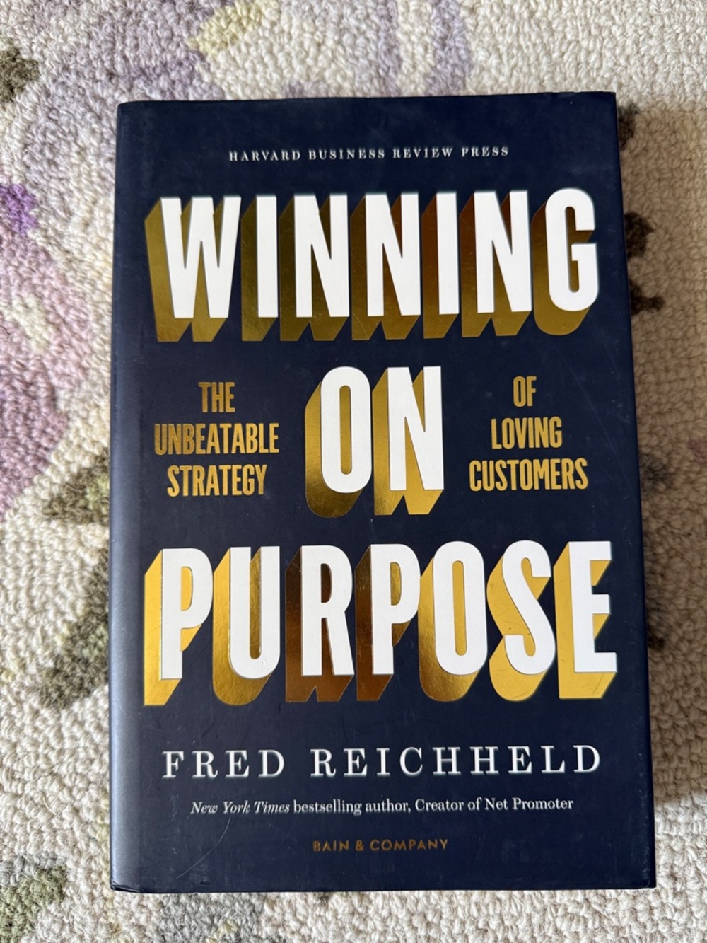 Winning On Purpose Hardcover Book